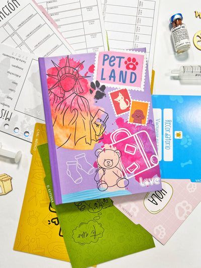 Pasaporte Veterinario para Mascotas | Pet Land Pink