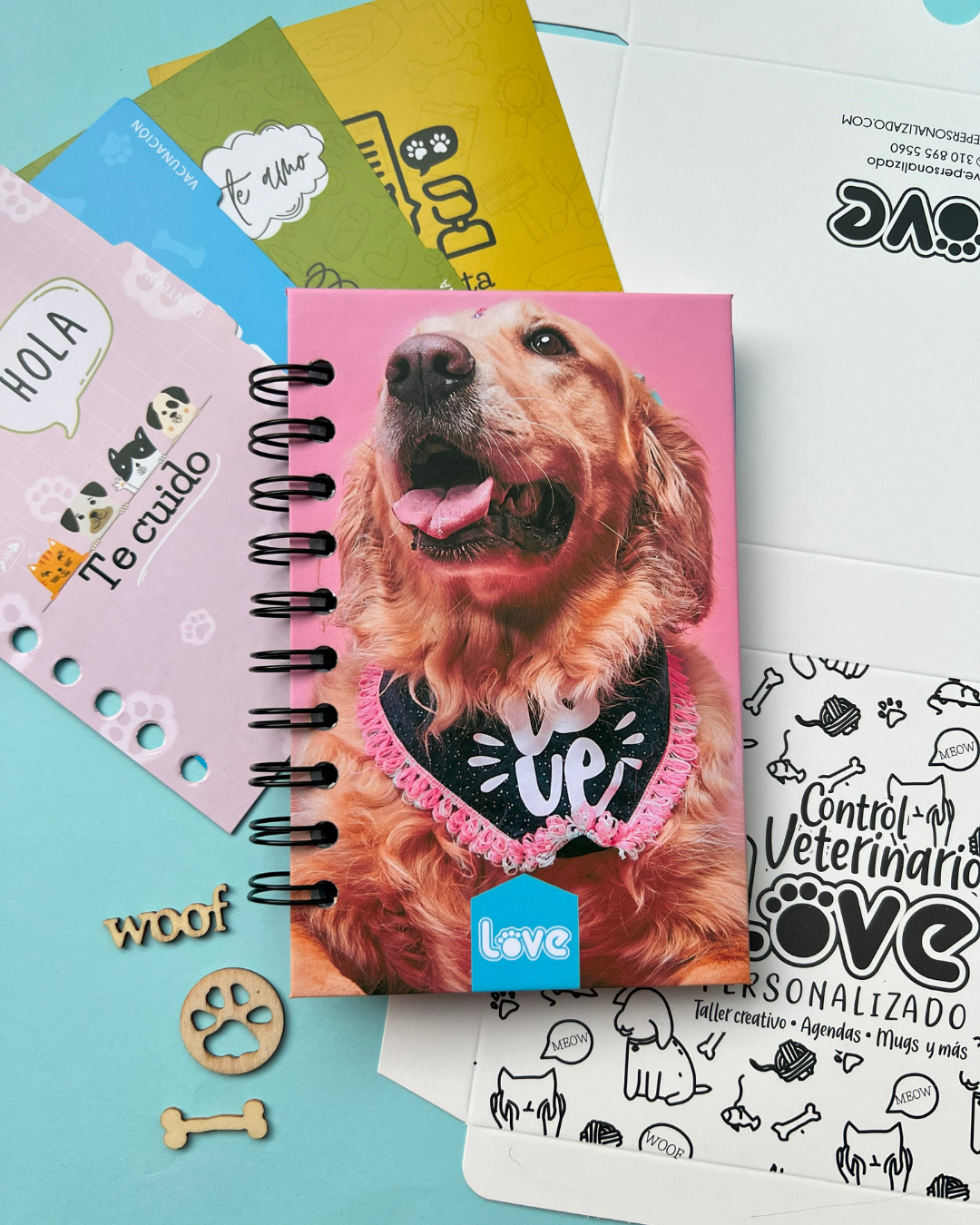 Agenda de Control Veterinario Personalizado con Foto