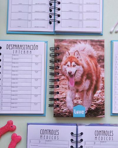 Agenda de Control Veterinario Personalizado con Foto