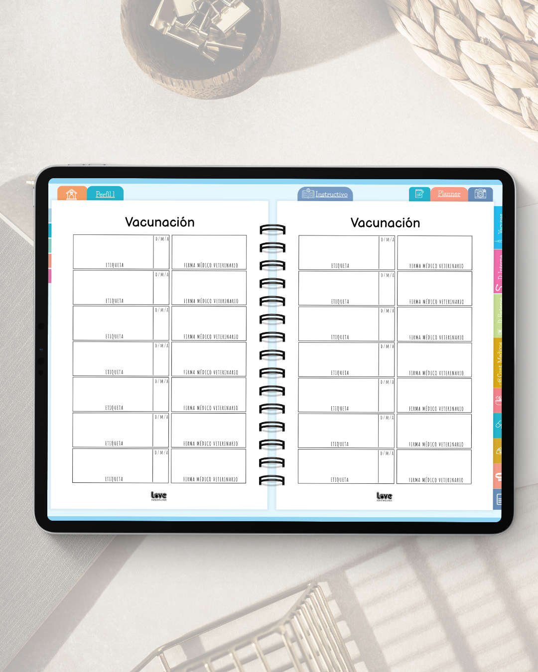 Agenda Digital Mascotas