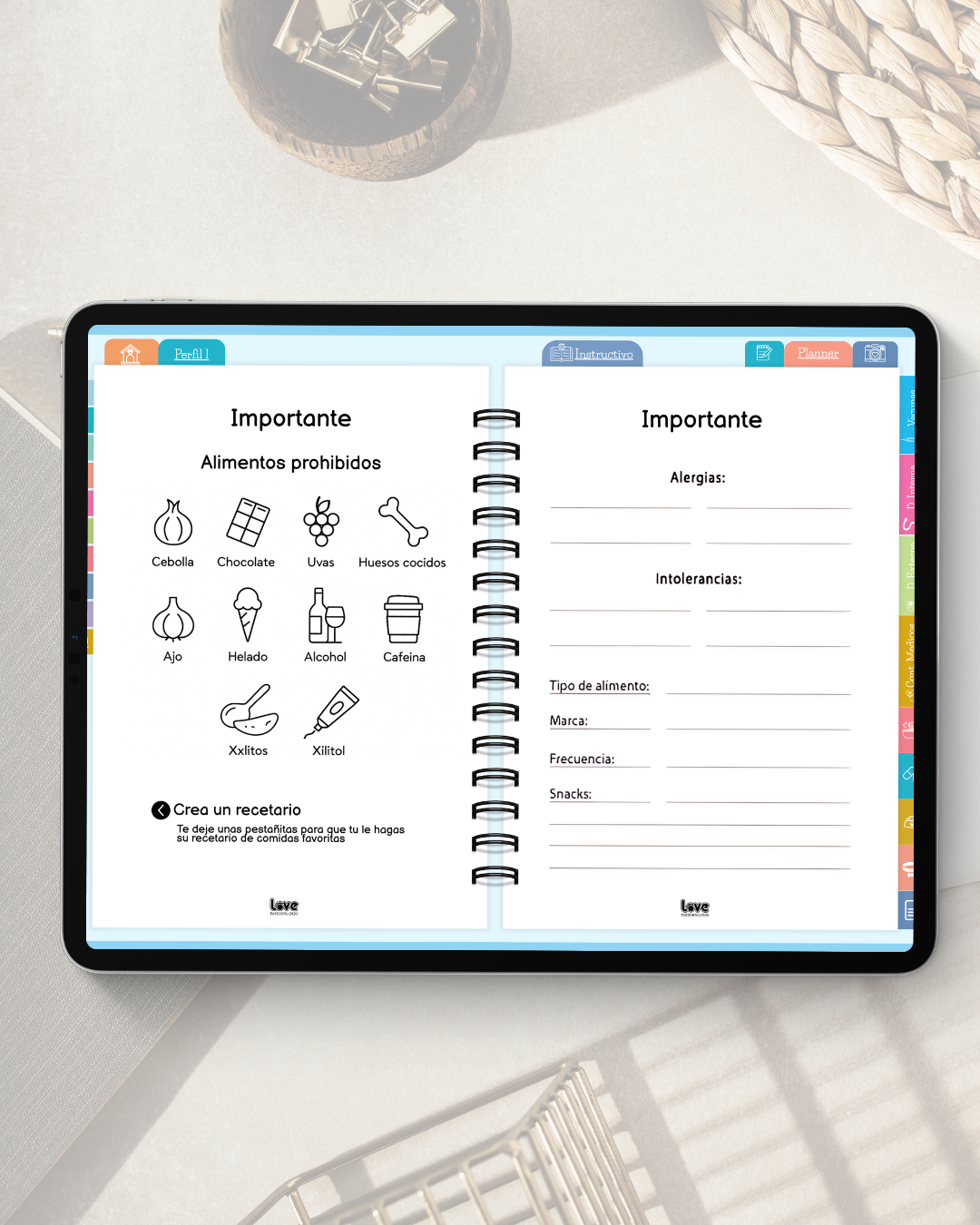 Agenda Digital Mascotas