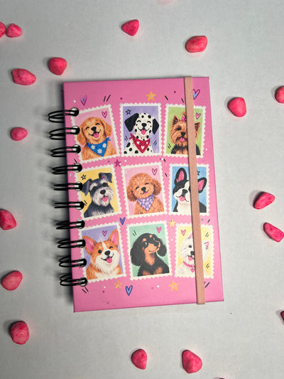 Libreta Mini Perritos Pink