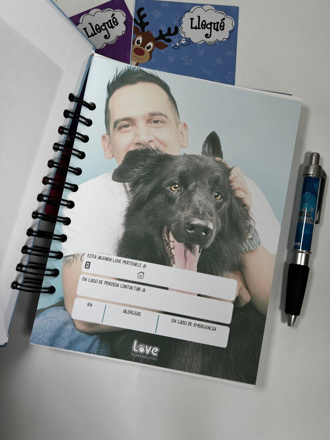 Cuaderno 5 Materias Separadores con Foto y Hojas con foto