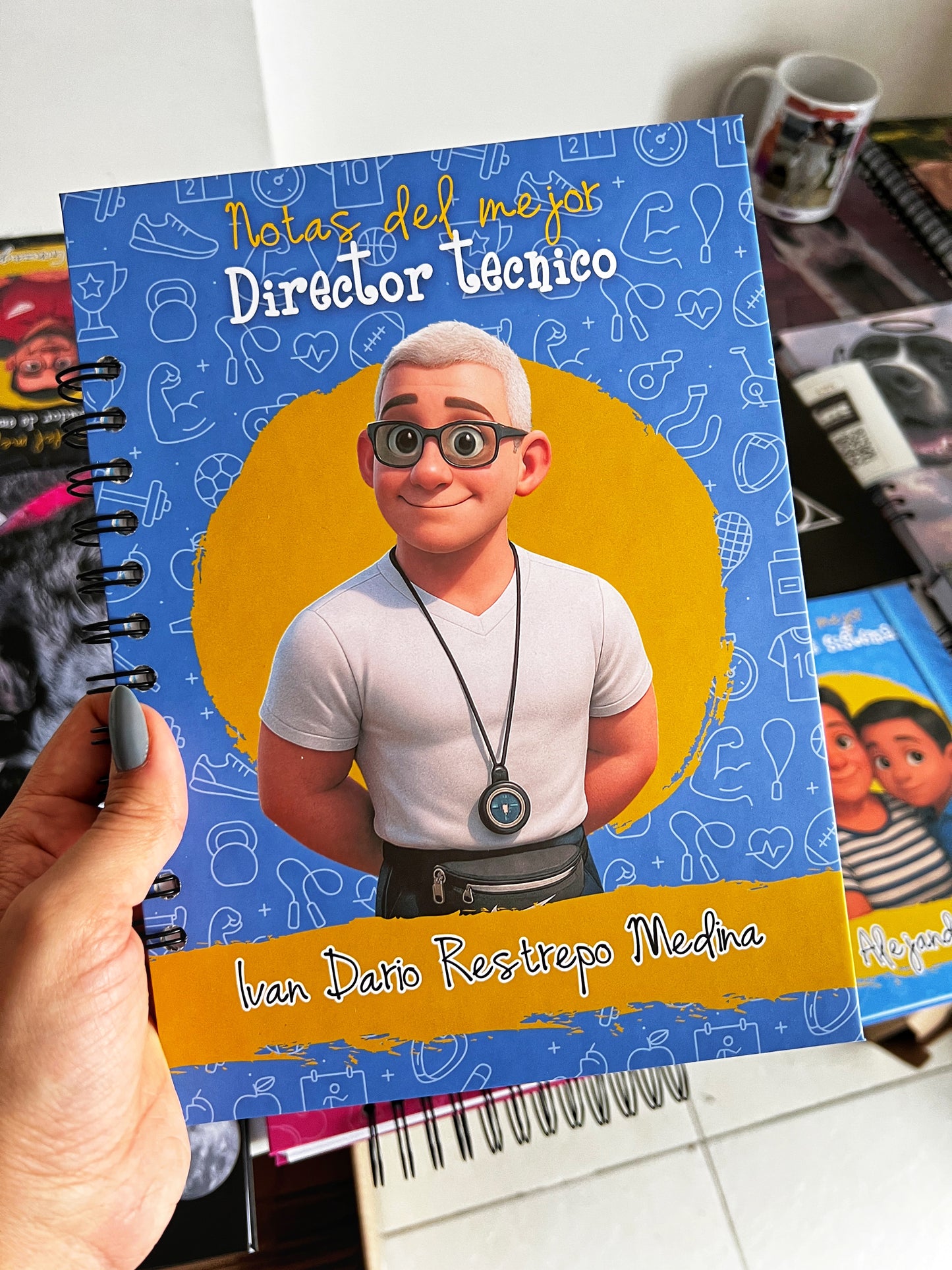 Combo Profesiones - Cuaderno + Mug