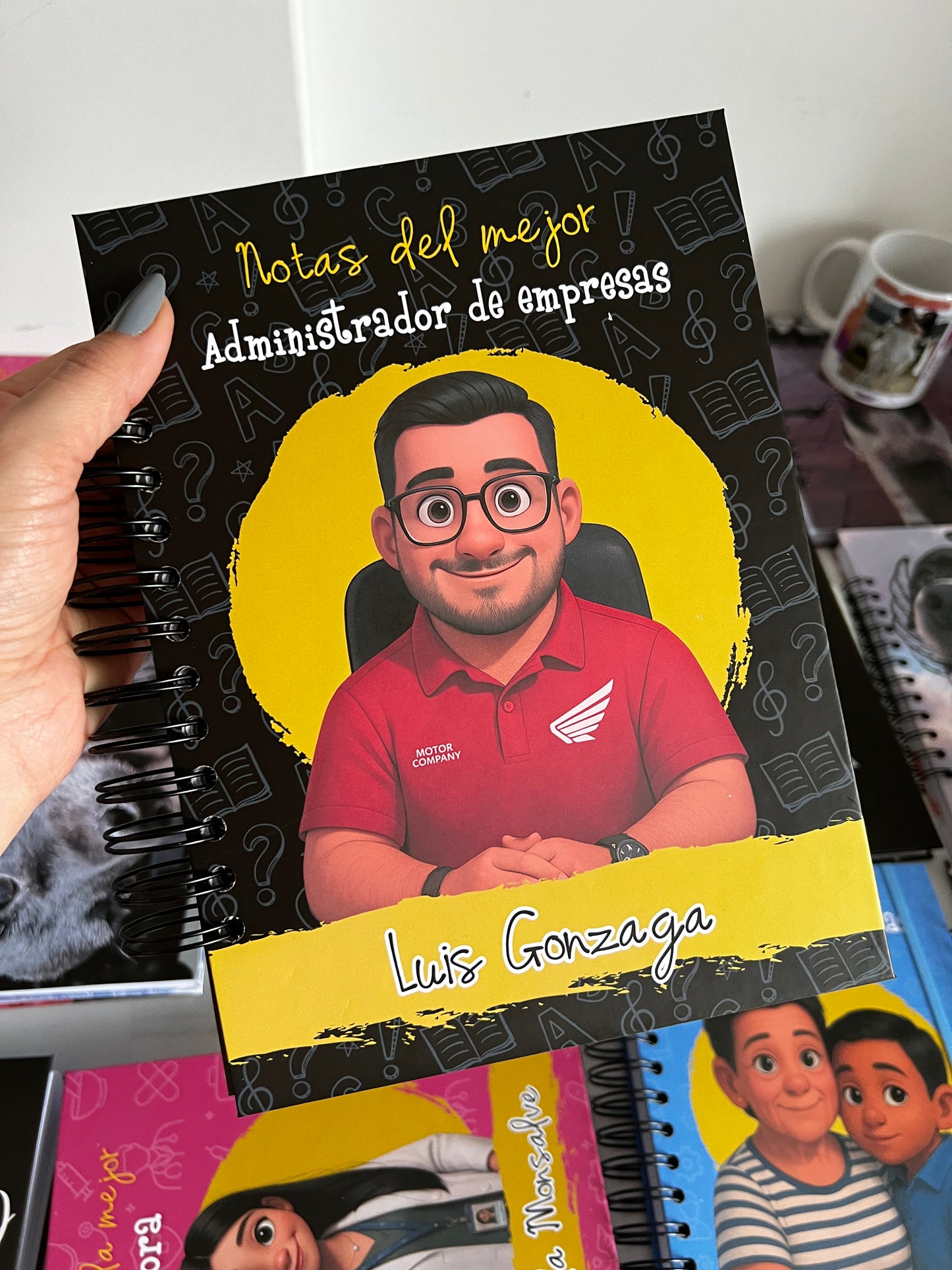 Combo Profesiones - Cuaderno + Mug