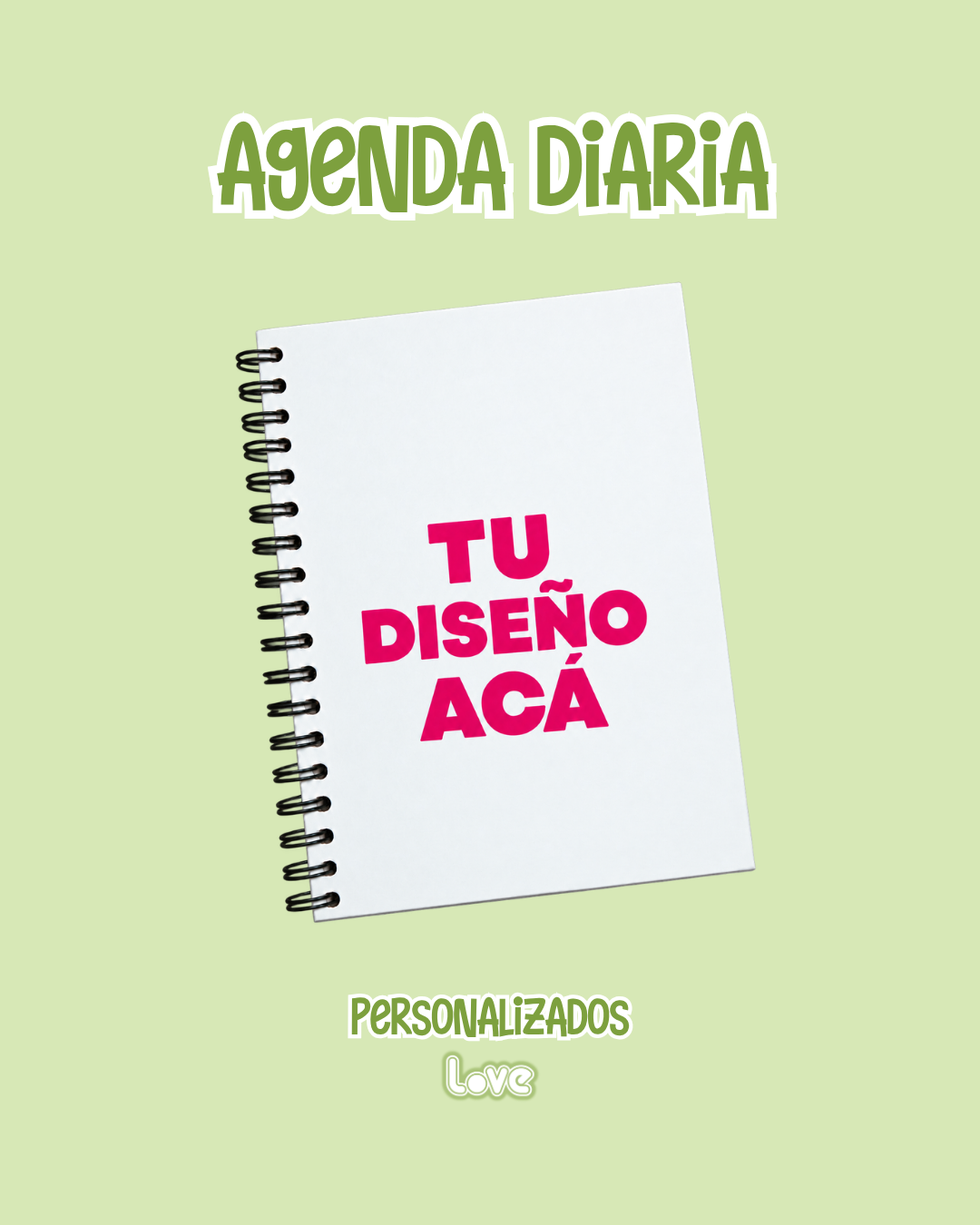 Agenda Diaria Perpetua Personalizada