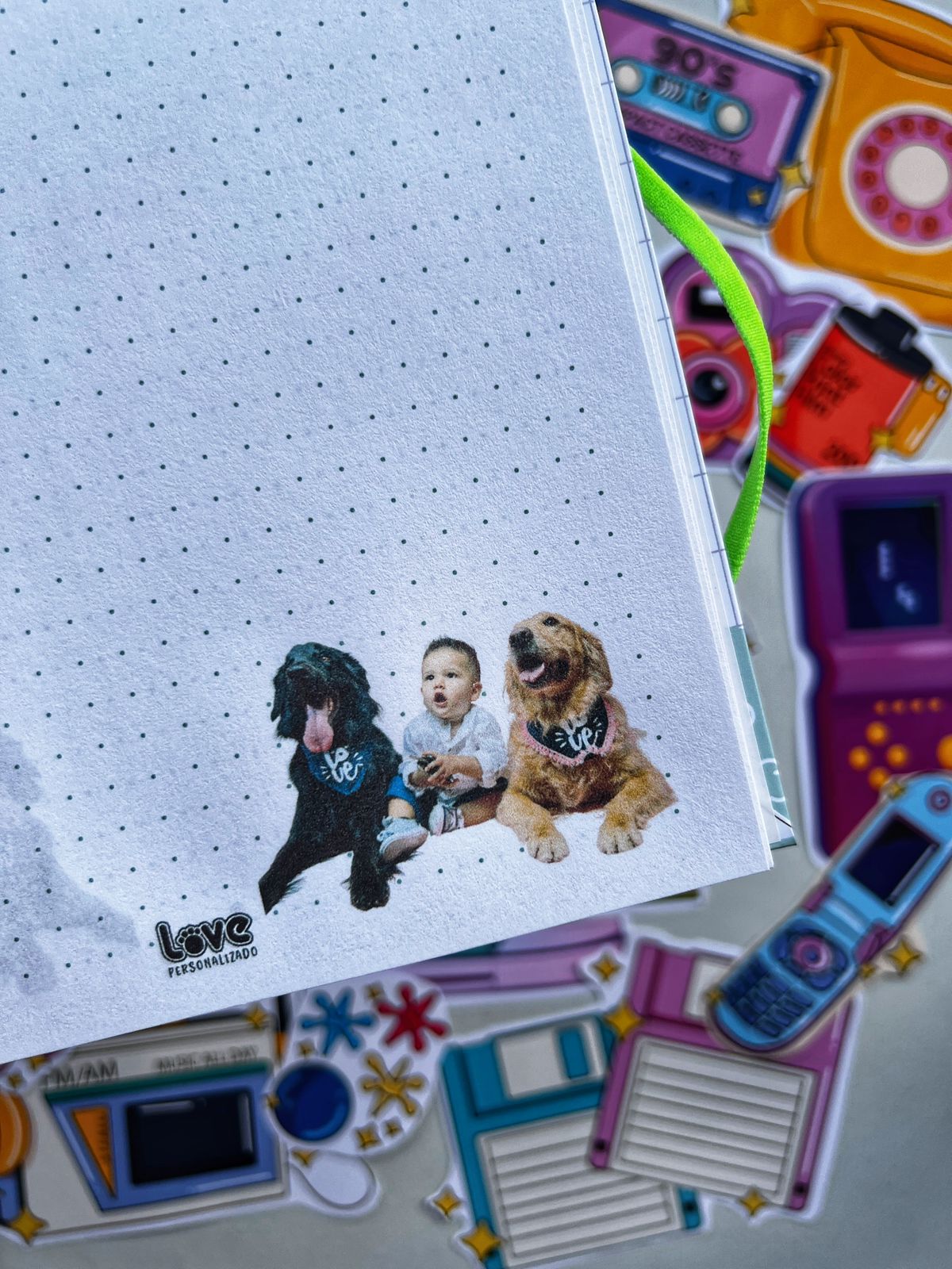 Cuaderno con Edición de Foto en Plantilla