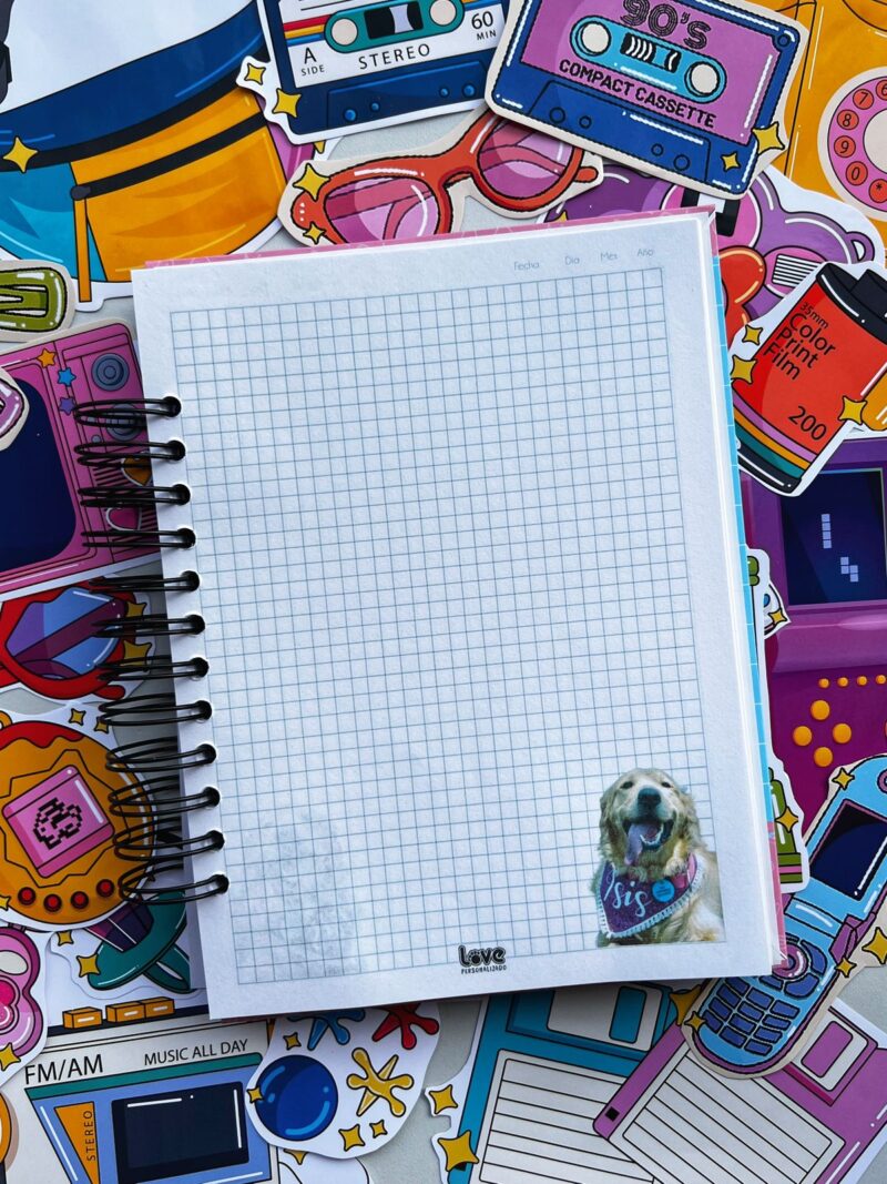 Cuaderno con Edición de Foto en Plantilla